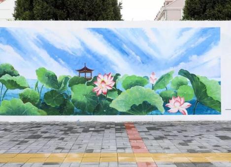 洛宁墙绘施工材料制作工艺说明