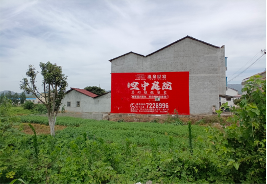 洛宁做墙体广告的意义