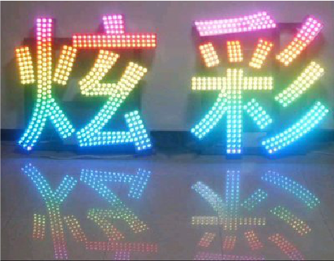 洛宁LED发光字开始流行的原因。
