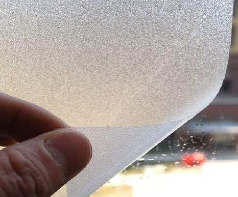 洛宁玻璃门外面粘广告用什么材料好？